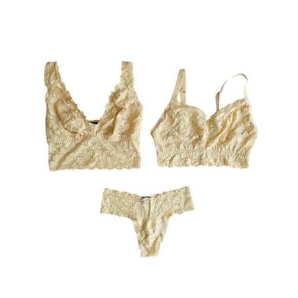 cosabella lacy lingerie set (3 pcs)